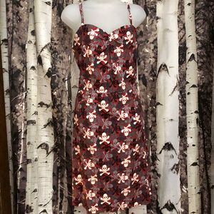 *Handmade* Pin up skull dress